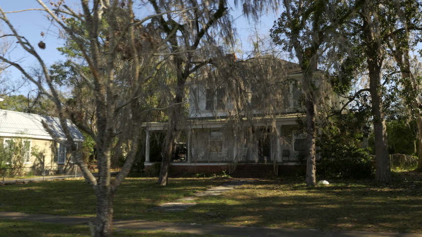 Old Country home 4k motion video