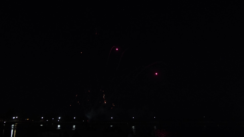 Fireworks in Australia on New Years Eve