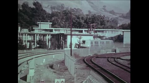 CIRCA 1970s, BART, Bay Area Rapid Transit, and intermodalism are seen as the future of urban mass transit