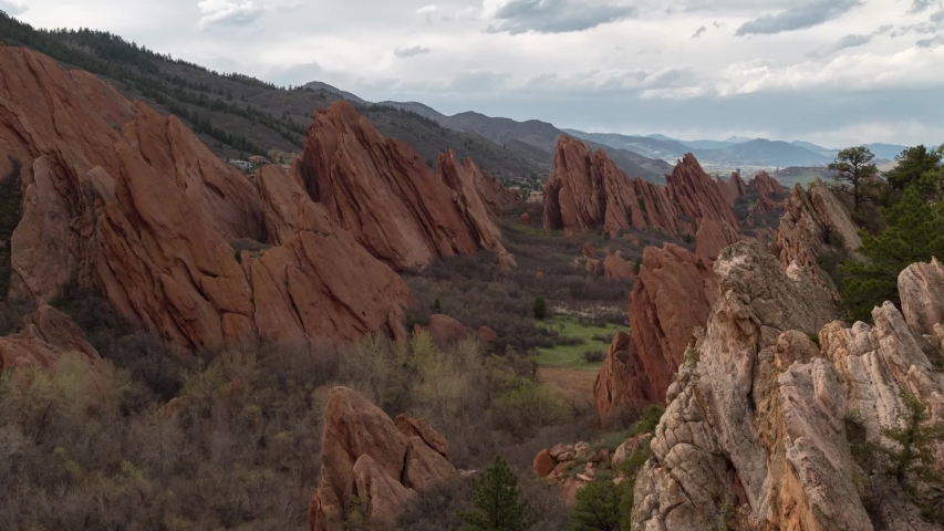 roxborough state park afternoon time lapse