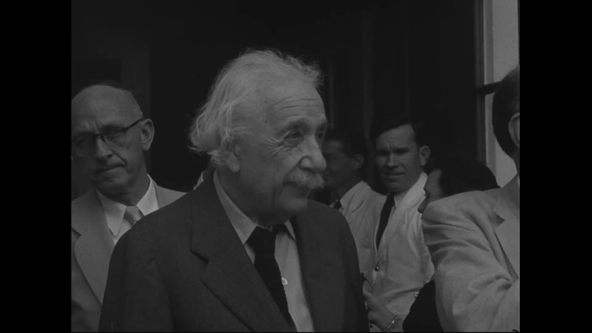 Circa 1950s Albert Einstein Stock Footage Video 100 Royalty Free 1045557910 Shutterstock