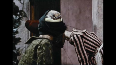 CIRCA 1960s - In this film told with marionettes, two friends trick Nasreddin Hodja into thinking he is seriously sick.