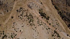 Bird's view of cable car lines and visitors center at Mt. Hermon. DJI_0003-07