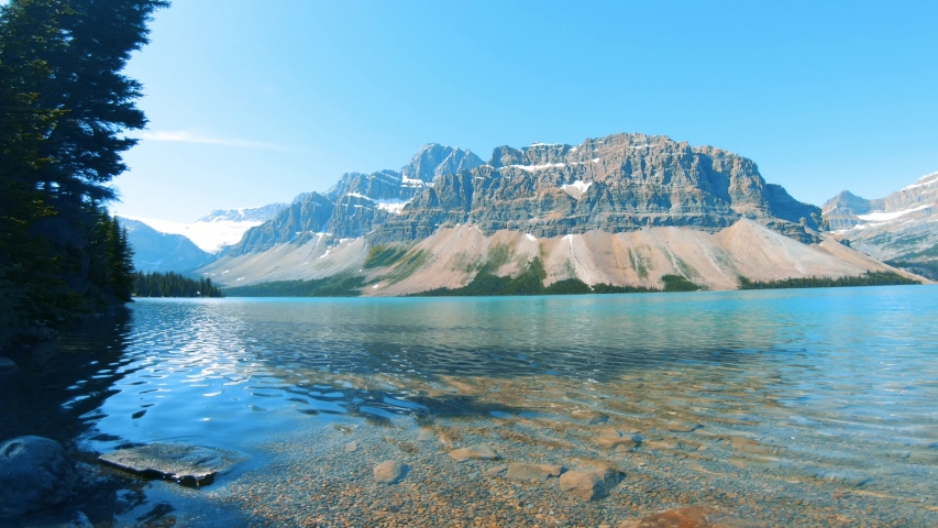 Bow Lake in Banff National Park