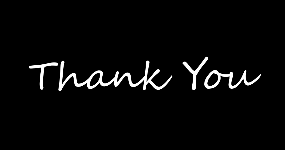 White Handwritten Thank You Text Stock Footage Video 100 Royalty Free 1045631068 Shutterstock