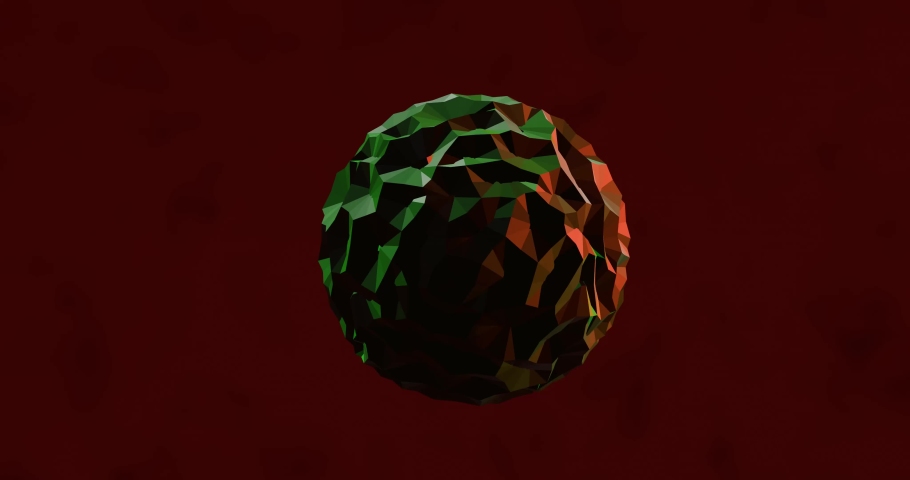 Movement for the green virus among red blood cells