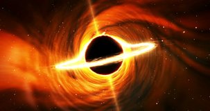 Black hole exploration by spacecraft. Vortex in galaxy center with massive object. Dark star with energy swirl ring. Deep space research. Cosmos, science, gravitation and astronomy abstract concept. - Powered by Shutterstock - Get 15% off with code: PIKWIZARD15
