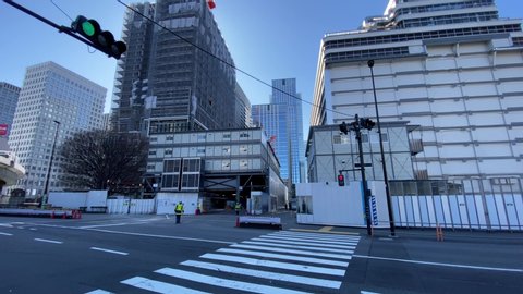 Tokyo redevelopment planned site in Japan 