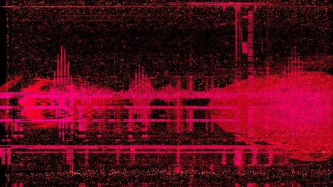 Glitch Audio Waveform with Noise Artifacts! Perfect for Audio Topics!