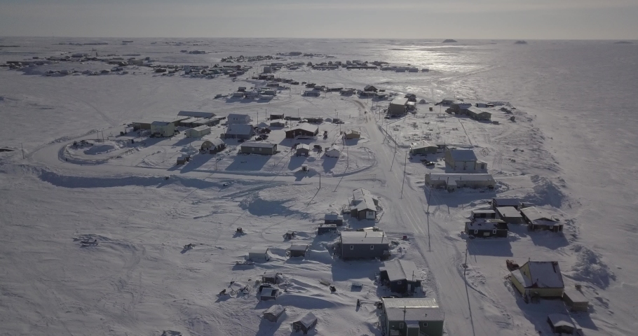 Tuktoyaktuk Drone, Canada,Northwest Territories, Arctic Ocean