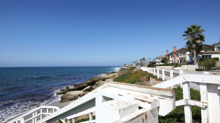 La Jolla Cliff Path scenic landscape image - Free stock photo - Public ...