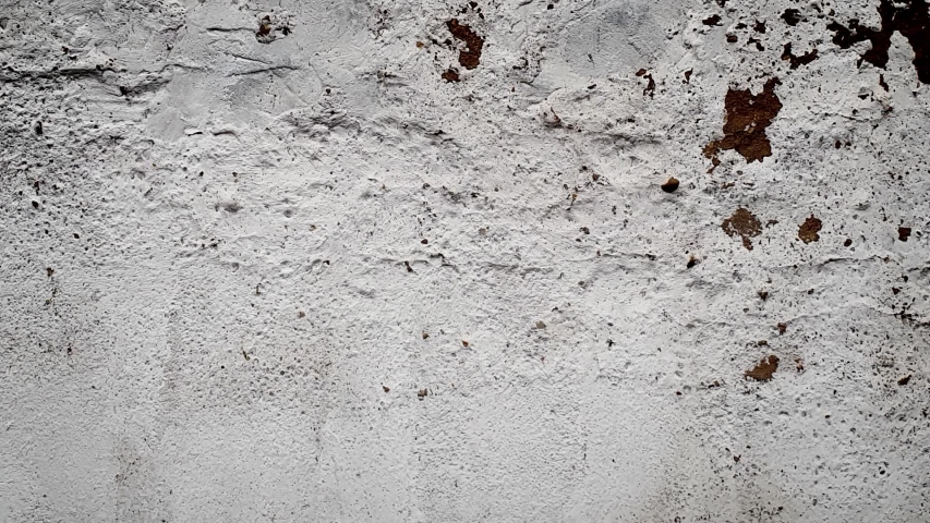 On a white, battered concrete wall appears the inscription: "epidemic", concrete crumbles into pieces, flying fragments.