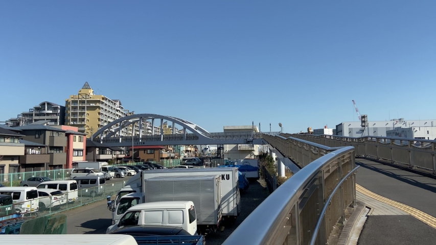 Bridge in Japan, Tokyo Landscape