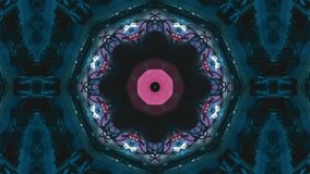 Poly Art Kaleidoscope Geometric Hypnotic Fractal background
