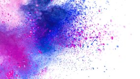 Super Slow Motion Shot of Color Powder Explosion Isolated on White Background at 1000fps. - Powered by Shutterstock - Get 15% off with code: PIKWIZARD15