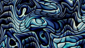 Wavy moving stirring background. Psychedelic background. Seamless looping footage.