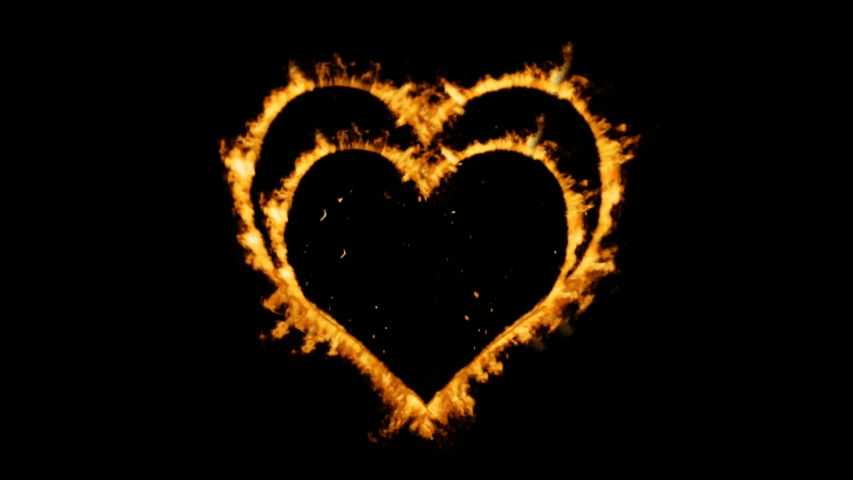 Burning Heart Vector Art image - Free stock photo - Public Domain photo ...