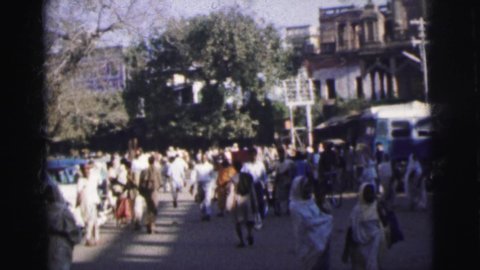 CALCUTTA INDIA-1962: I Seeing In The Video This Market Place So Many People Are Walking