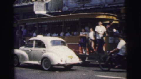 CALCUTTA INDIA-1962: Montage Of City Scenes Featuring A Trams Cars And A Scene From A Zoo