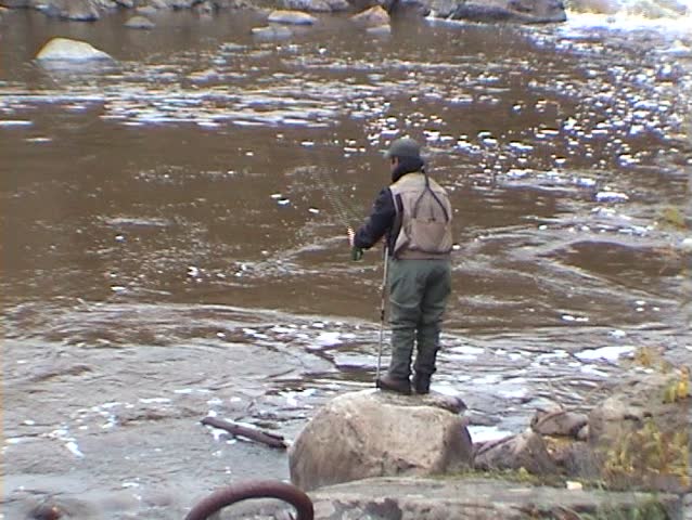 Angler fishing (two)