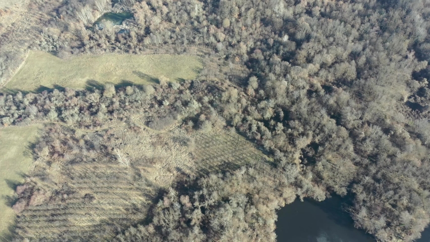 Beautiful Sunny Morning Aerial Footage Eagle