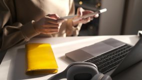 Female hand holding credit card and shopping online. Easy pay using digital gadget. Girl using laptop at home. Happy woman with compact computer and bank card shopping online. Lifestyle. - Powered by Shutterstock - Get 15% off with code: PIKWIZARD15