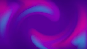 Purple and blue liquid waves, neon waves moving in a circle. Abstract Background Smooth Looping. Animation Special 4K Video.