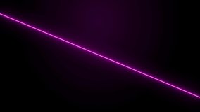 Neon abstract line light pink background in