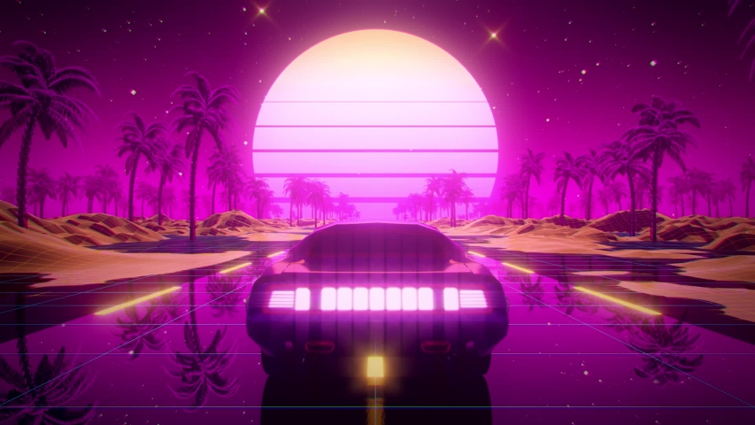 Synthwave Car Video / The best gifs are on giphy. - Luna-Plutoniana