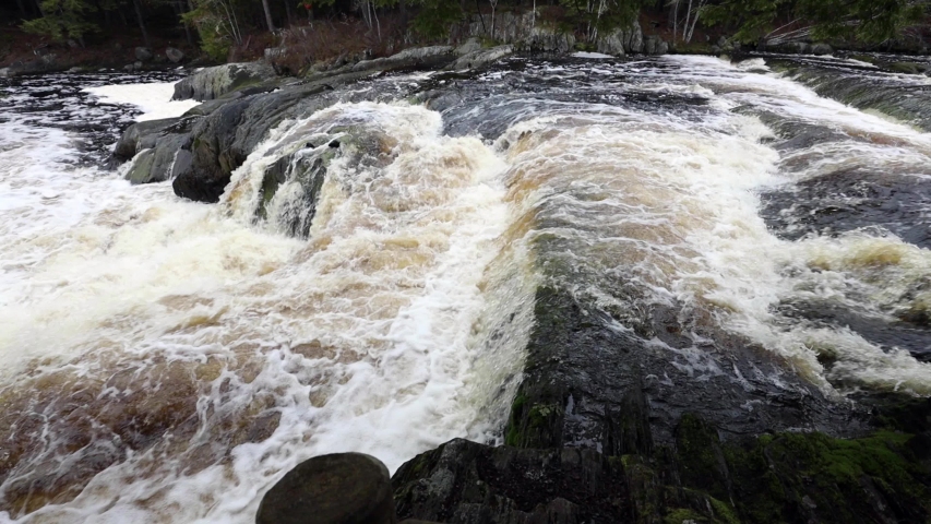 The Mill Falls and River in Nova Scotia Canada