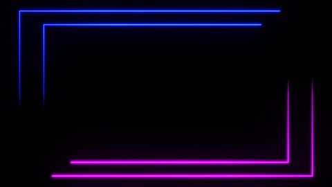 BEST abstract seamless background blue purple spectrum looped animation ultraviolet light 4k glowing neon line. Perfect for projection mapping. Includes Luma Matte to easily slot in your footage.