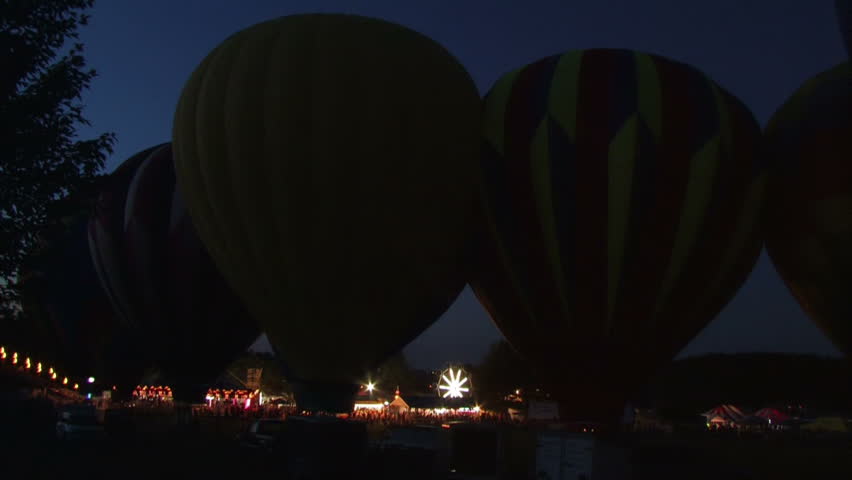 Hot air balloons get inflated with propane gas.
