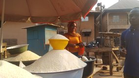 african woman in a local african market using a mobile point of sale device - Powered by Shutterstock - Get 15% off with code: PIKWIZARD15