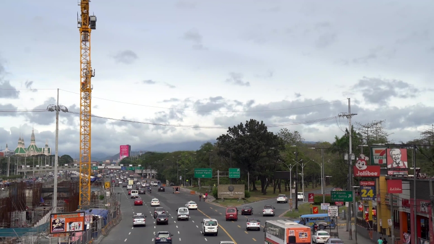 Cars on the road with cars in Manila, Philippines image - Free stock ...