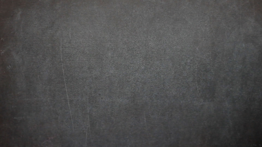 Small blackboard with the word welcome, written on it in chalk. Stroke along the contour with chalk