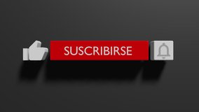 Mouse Clicking a Like Button, Subscribe Button and Bell Notification. Do you want your viewers to like, subscribe, and get notifications? Better remind them. Subscribe in Spanish, Castilian, Spain. Es