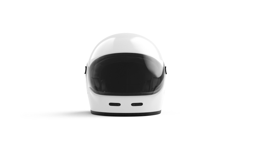 Download Blank White Motorcycle Helmet Mockup Stock Footage Video 100 Royalty Free 1046699332 Shutterstock