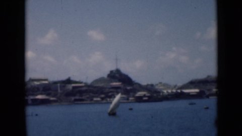 ADEN YEMEN-1946: An Afternoon At The Bay During A Slightly Cloudy But Mostly Sunny Day