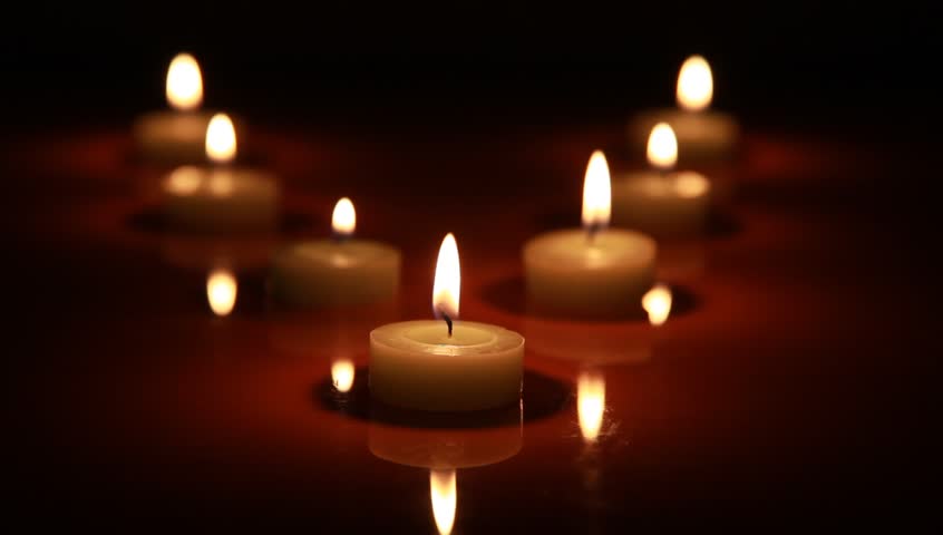 Candles are Lit On a Stock Footage Video (100% Royalty-free) 1046857