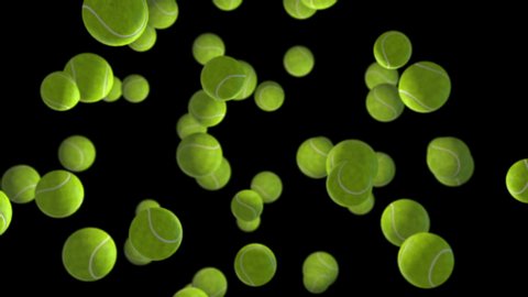 tennis ball sports particle loop animation