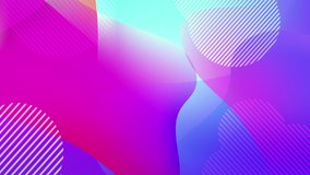 Colorful Abstract 4K Background Loop. Bright vibrant background. Just Add Your Logo or Text Message.