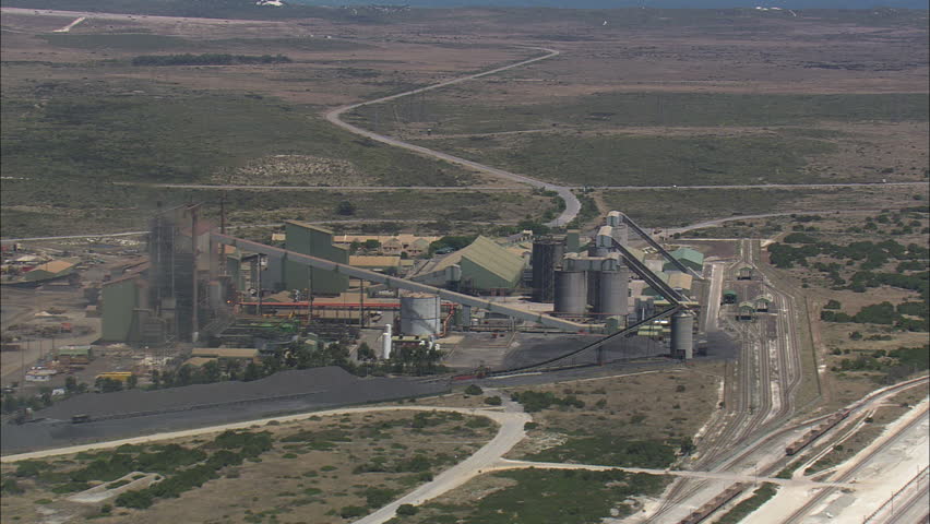 AERIAL South Africa-Saldanha Steel Plant 2009