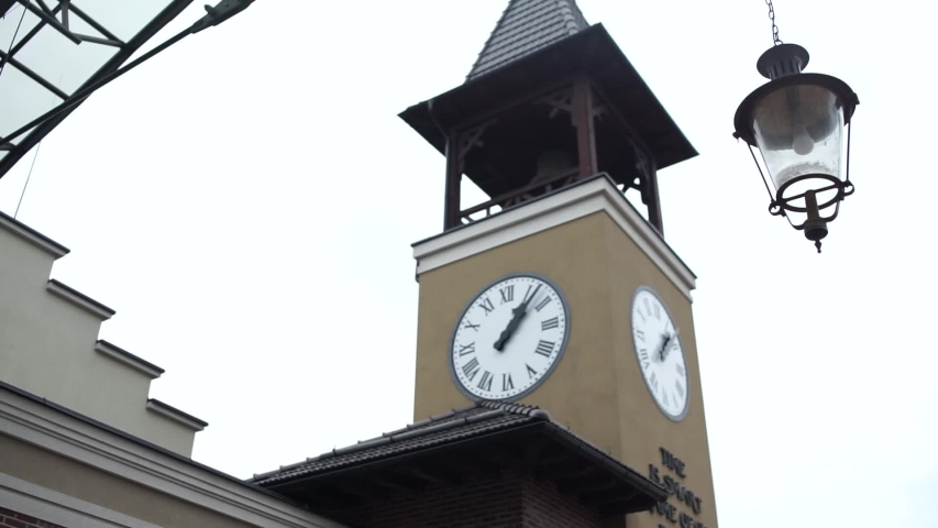 clock building in the city