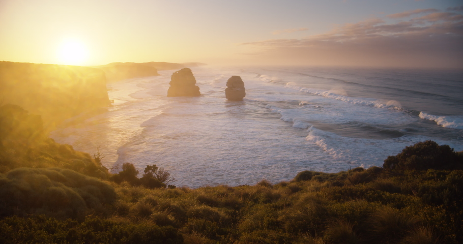 Twelve Apostles, sunrise time, Australia