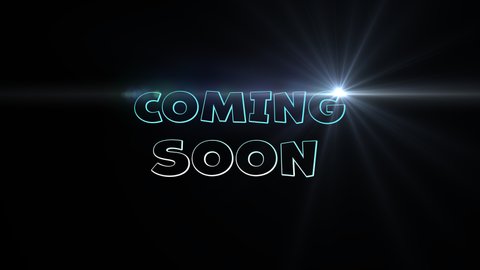 Coming Soon Neon Sign Fluorescent Stock Footage Video 100 Royalty Free Shutterstock