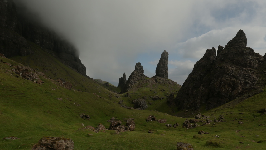 Scotland Old Man of Storr Isle Of Skye Time Lapse