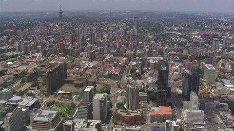 AERIAL South Africa-Johannesburg City Centre 2009