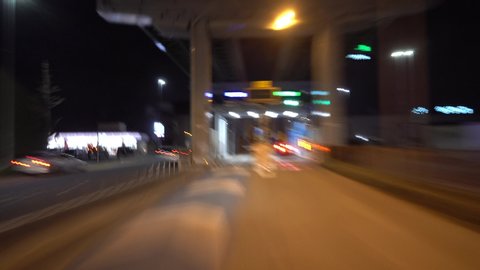 Nagoya Expressway Moving image Timelapse Aichi Japan