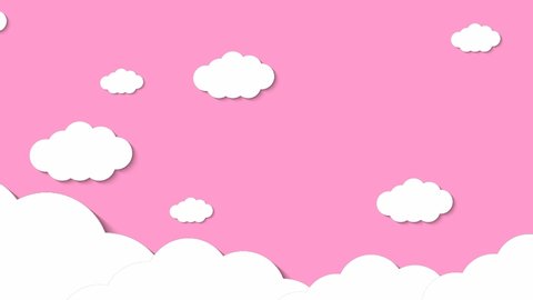 pics Pink Cartoon Clouds Wallpaper abstract kawaii pink sky full stock