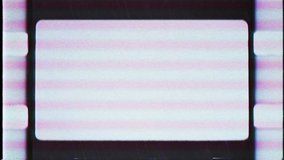 VHS defects noise and artifacts, glitches from an old tape. Glitch noise static television VFX. Visual video effects stripes background. Old TV.  No signal. TV screen noise glitch effect.